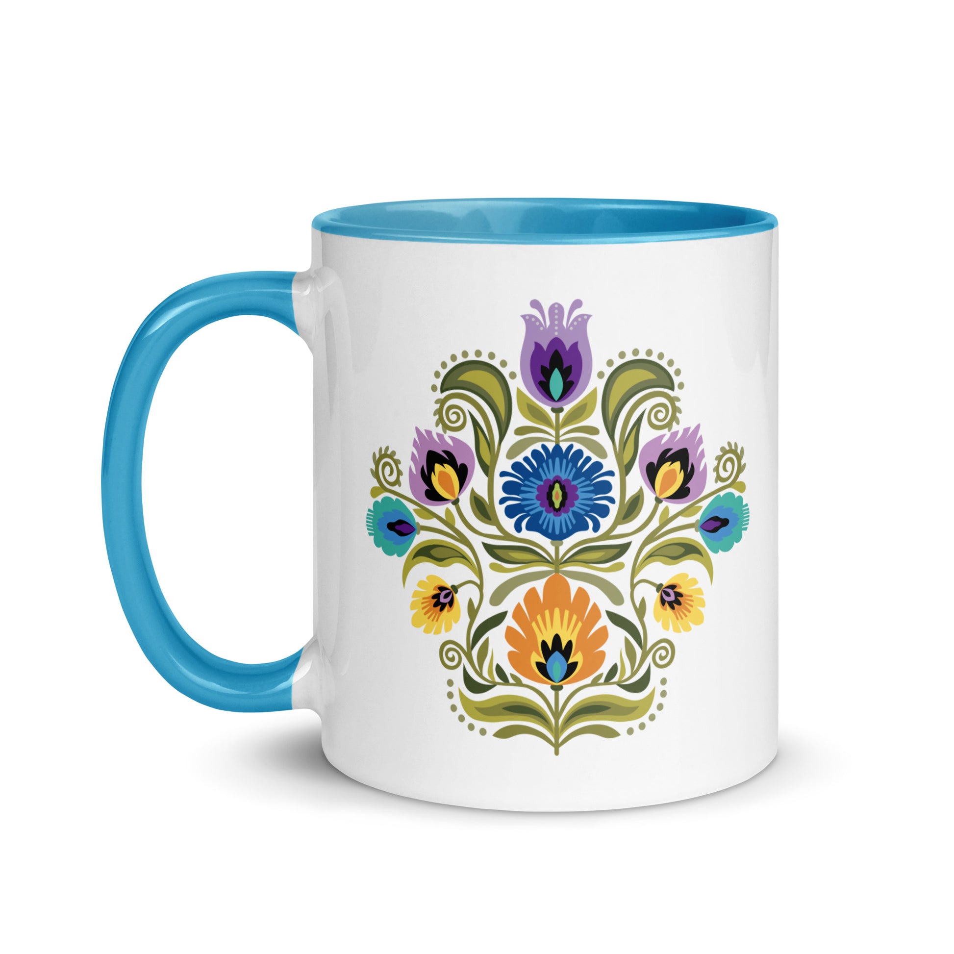 Polish Wycinanki Mug - The Global Wanderer