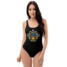 Polish Wycinanki Print One-Piece Swimsuit - The Global Wanderer