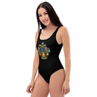 Polish Wycinanki Print One-Piece Swimsuit - The Global Wanderer