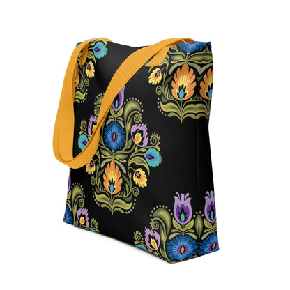 Polish Wycinanki Print Tote Bag - The Global Wanderer