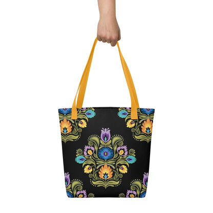 Polish Wycinanki Print Tote Bag - The Global Wanderer