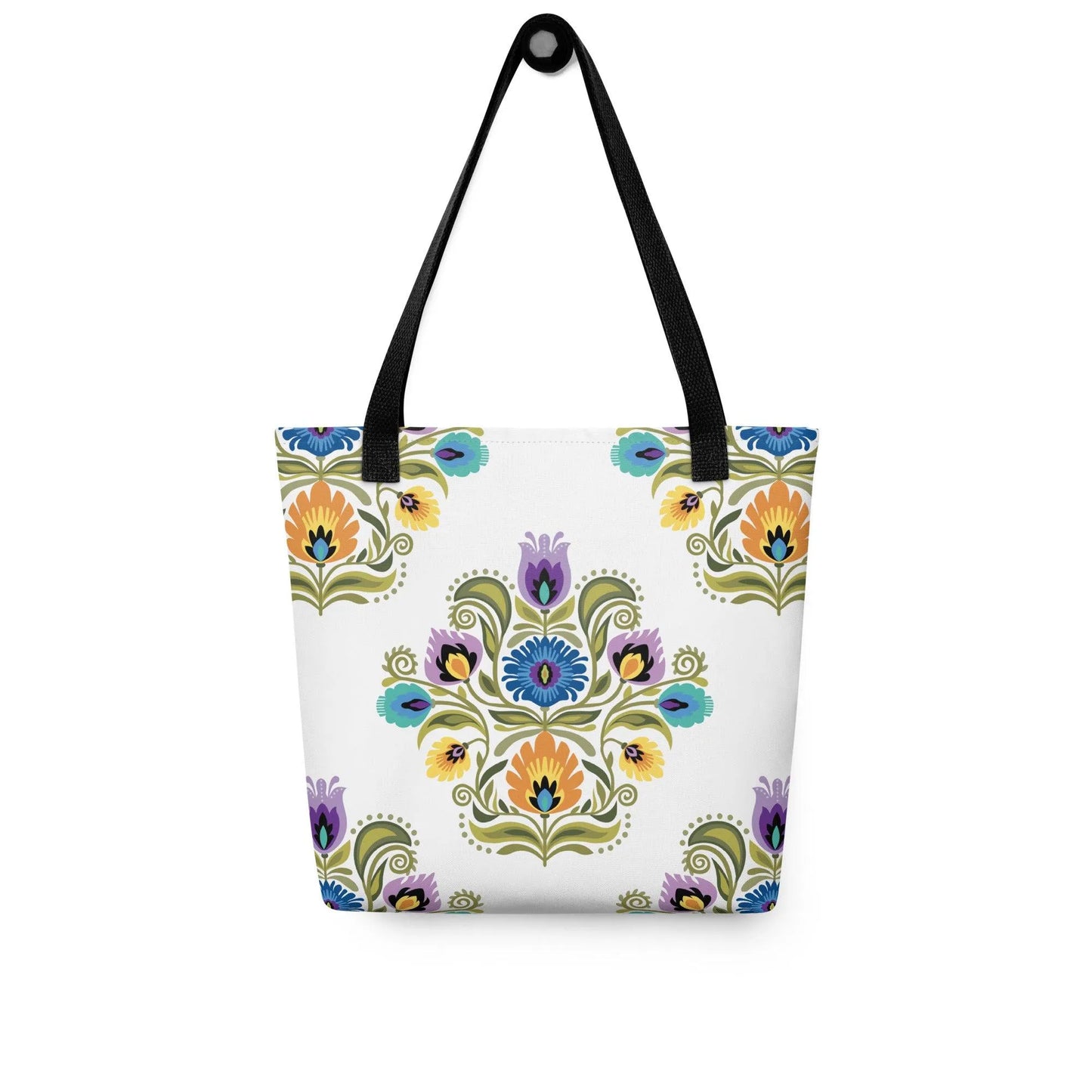 Polish Wycinanki Print Tote Bag - The Global Wanderer