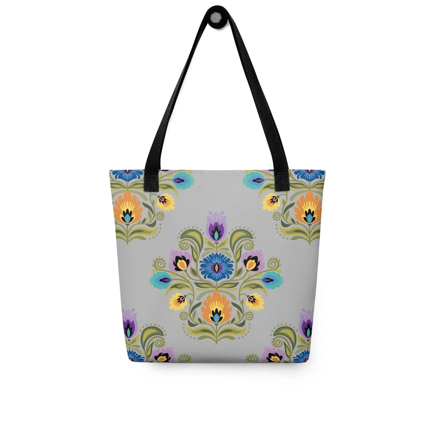 Polish Wycinanki Print Tote Bag - The Global Wanderer