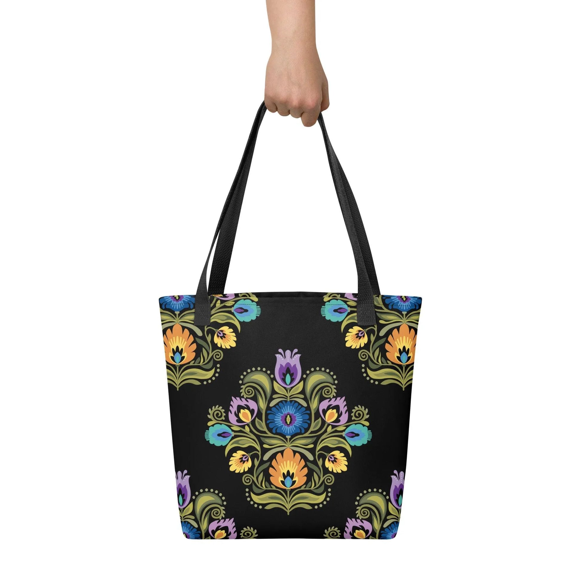 Polish Wycinanki Print Tote Bag - The Global Wanderer