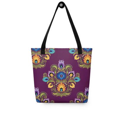 Polish Wycinanki Print Tote Bag - The Global Wanderer