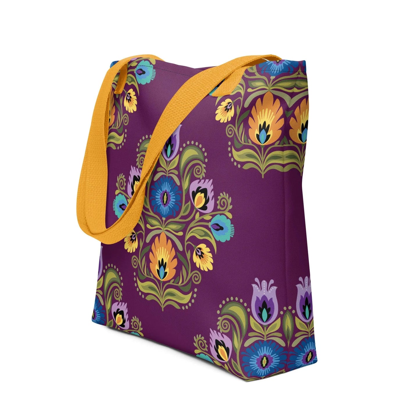 Polish Wycinanki Print Tote Bag - The Global Wanderer