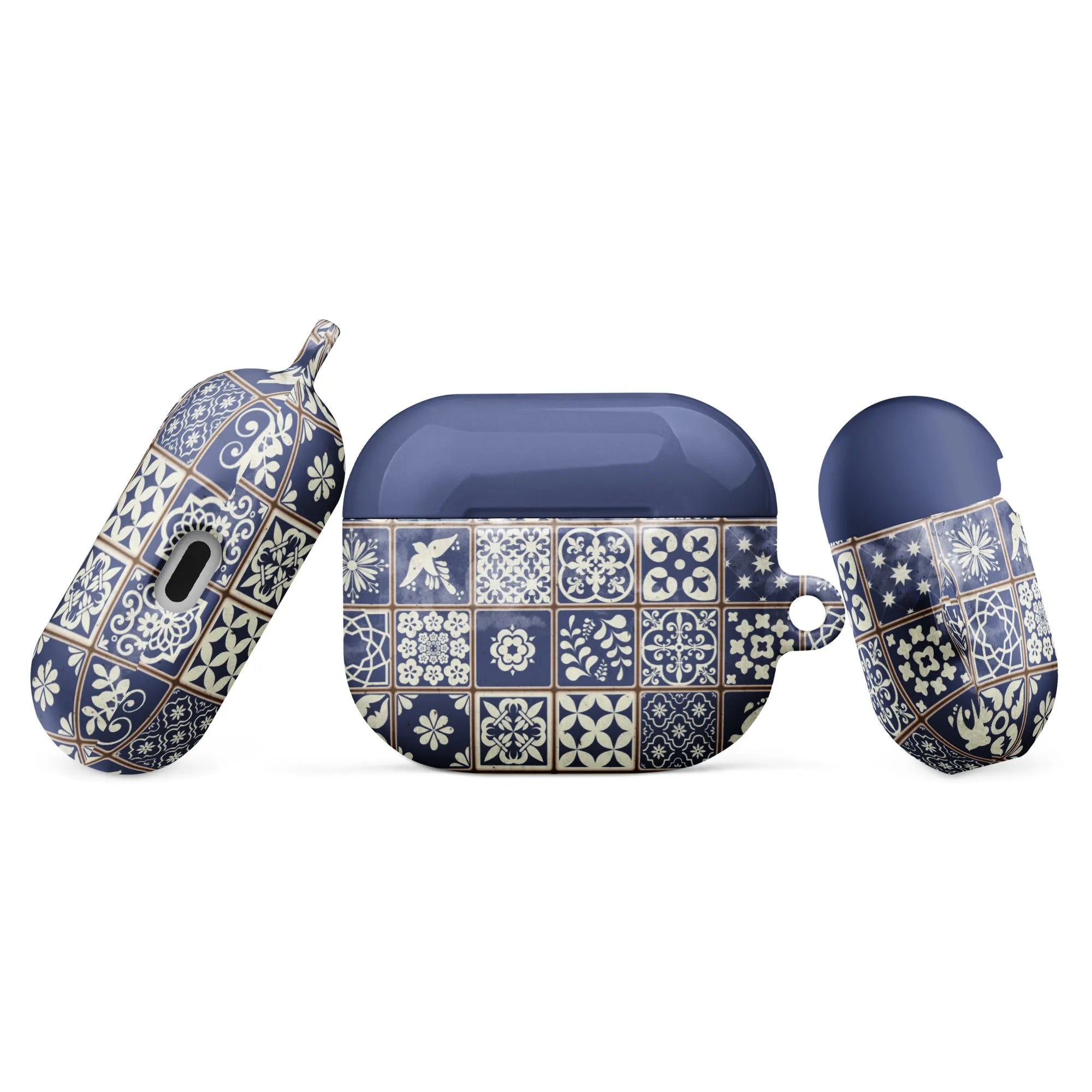 Portuguese Blue Azulejo Tile AirPod 3 Case - The Global Wanderer