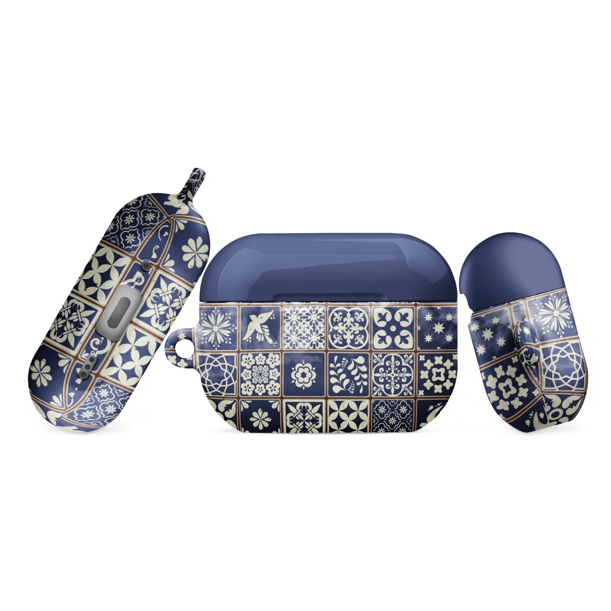 Portuguese Blue Azulejo Tile AirPod Pro 2 Case - The Global Wanderer