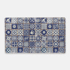 Portuguese Blue Azulejo Tile Desk Mat - The Global Wanderer