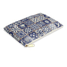 Portuguese Blue Azulejo Tile Flat Pouch - The Global Wanderer