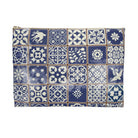 Portuguese Blue Azulejo Tile Flat Pouch - The Global Wanderer
