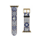 Portuguese Blue Azulejo Tile Watch Band - The Global Wanderer
