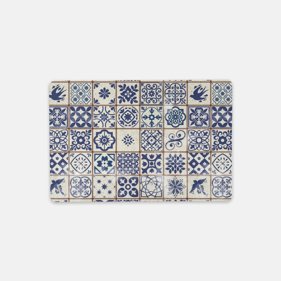 Portuguese Azulejo Tile Desk Mat - The Global Wanderer