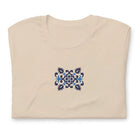 Portuguese Azulejo Tile Embroidered T-shirt - The Global Wanderer