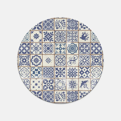 Portuguese Azulejo Tile Mouse Pad - The Global Wanderer