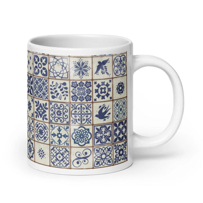 Portuguese Azulejo Tile Mug - The Global Wanderer