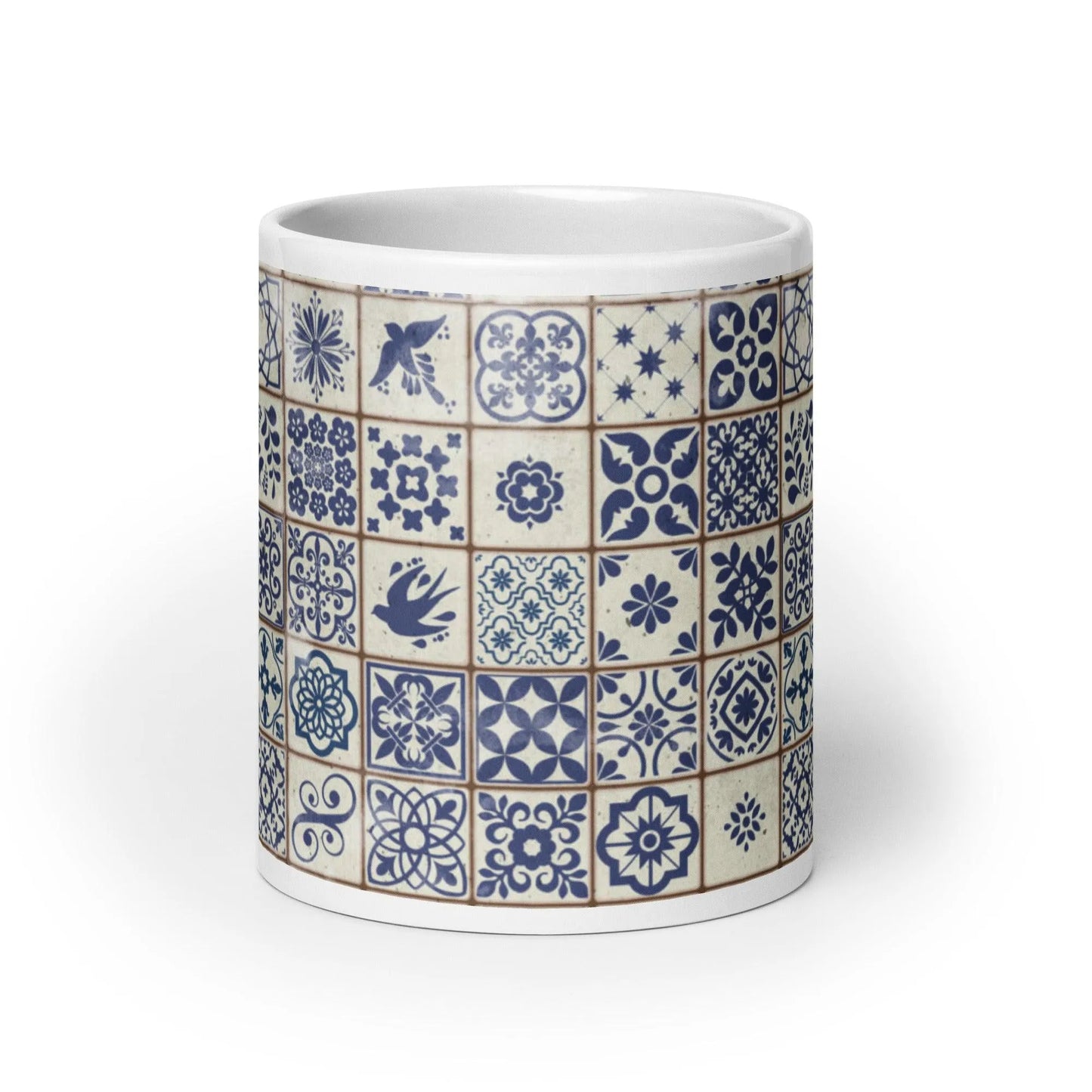 Portuguese Azulejo Tile Mug - The Global Wanderer