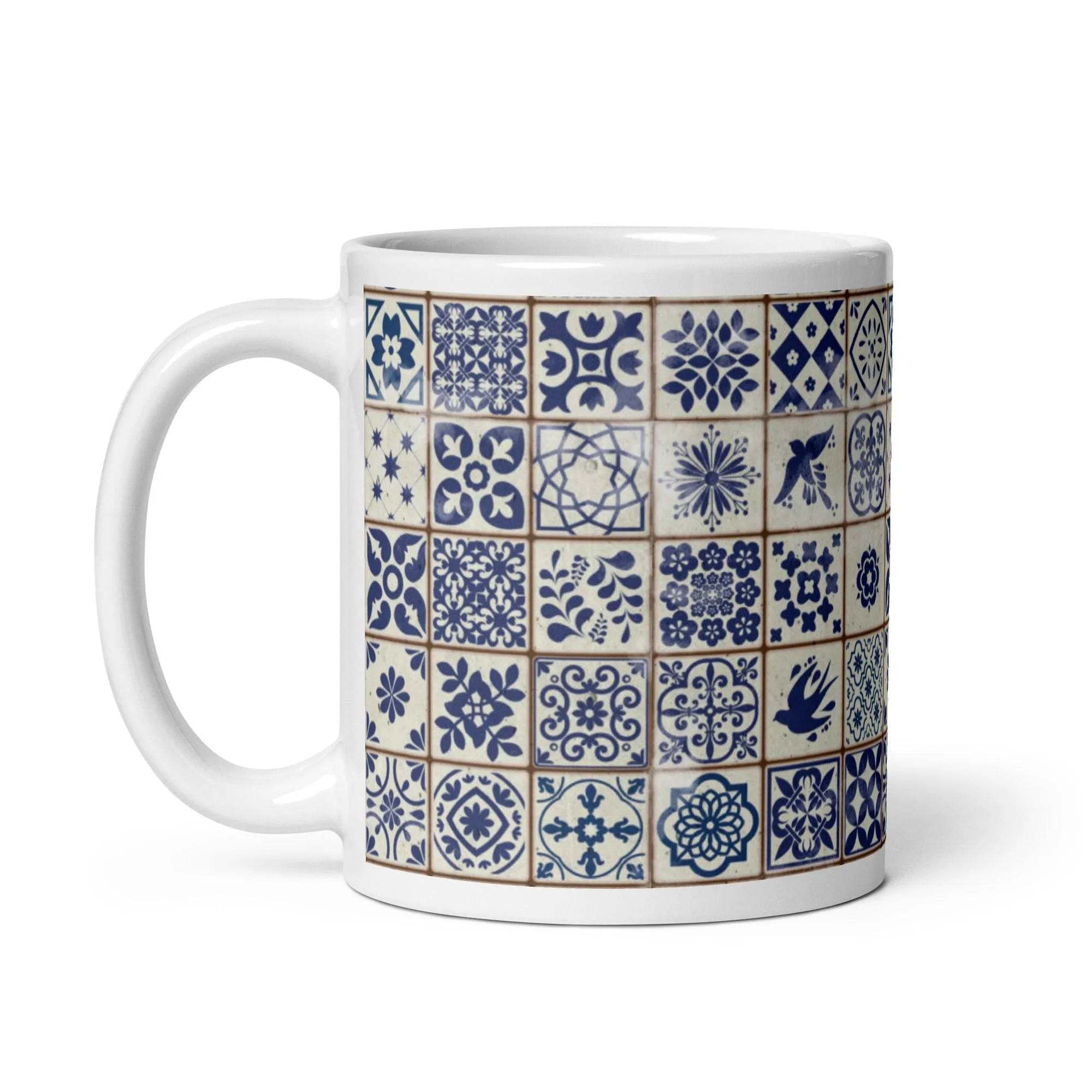 Portuguese Azulejo Tile Mug - The Global Wanderer