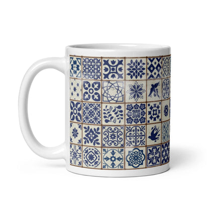 Portuguese Azulejo Tile Mug - The Global Wanderer