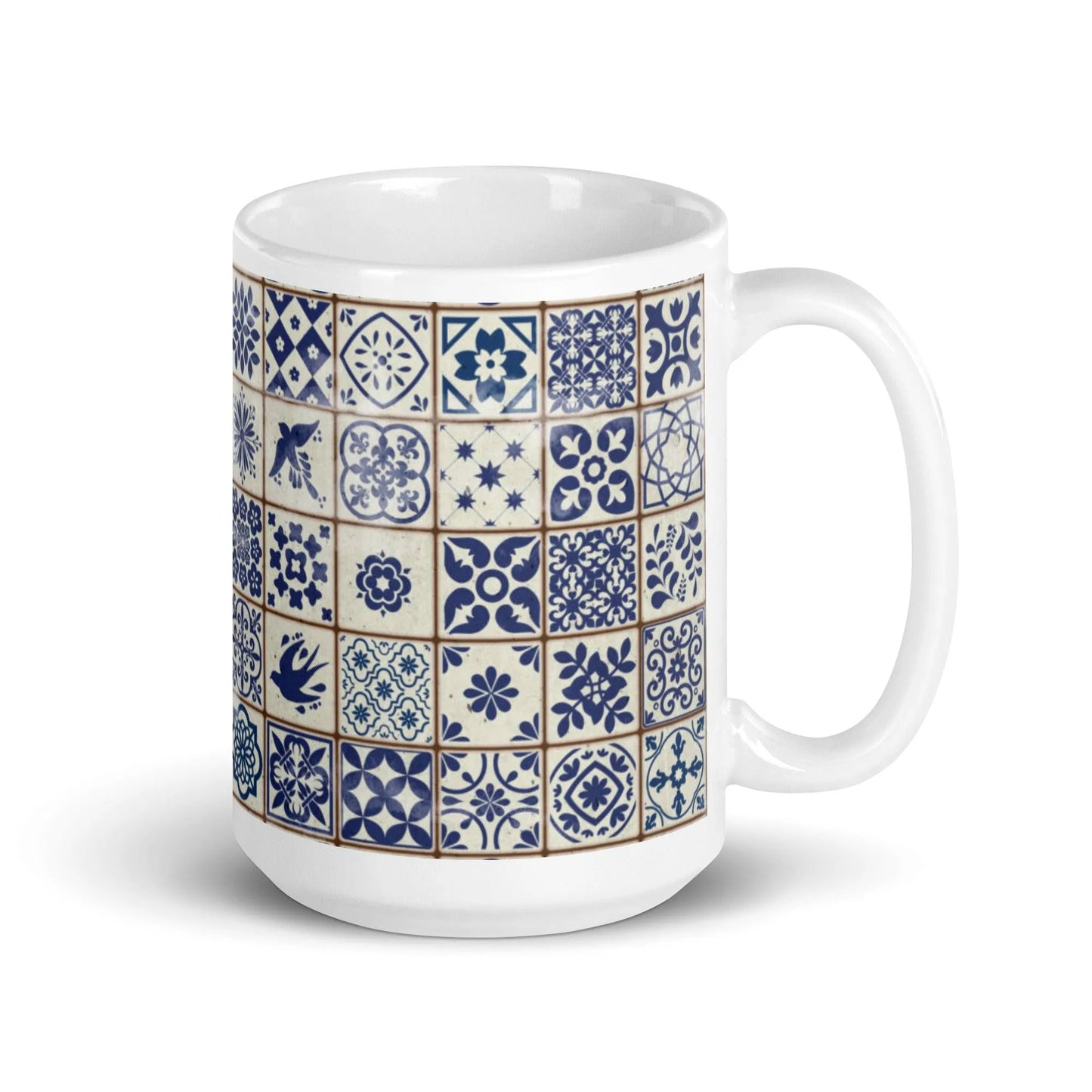 Portuguese Azulejo Tile Mug - The Global Wanderer