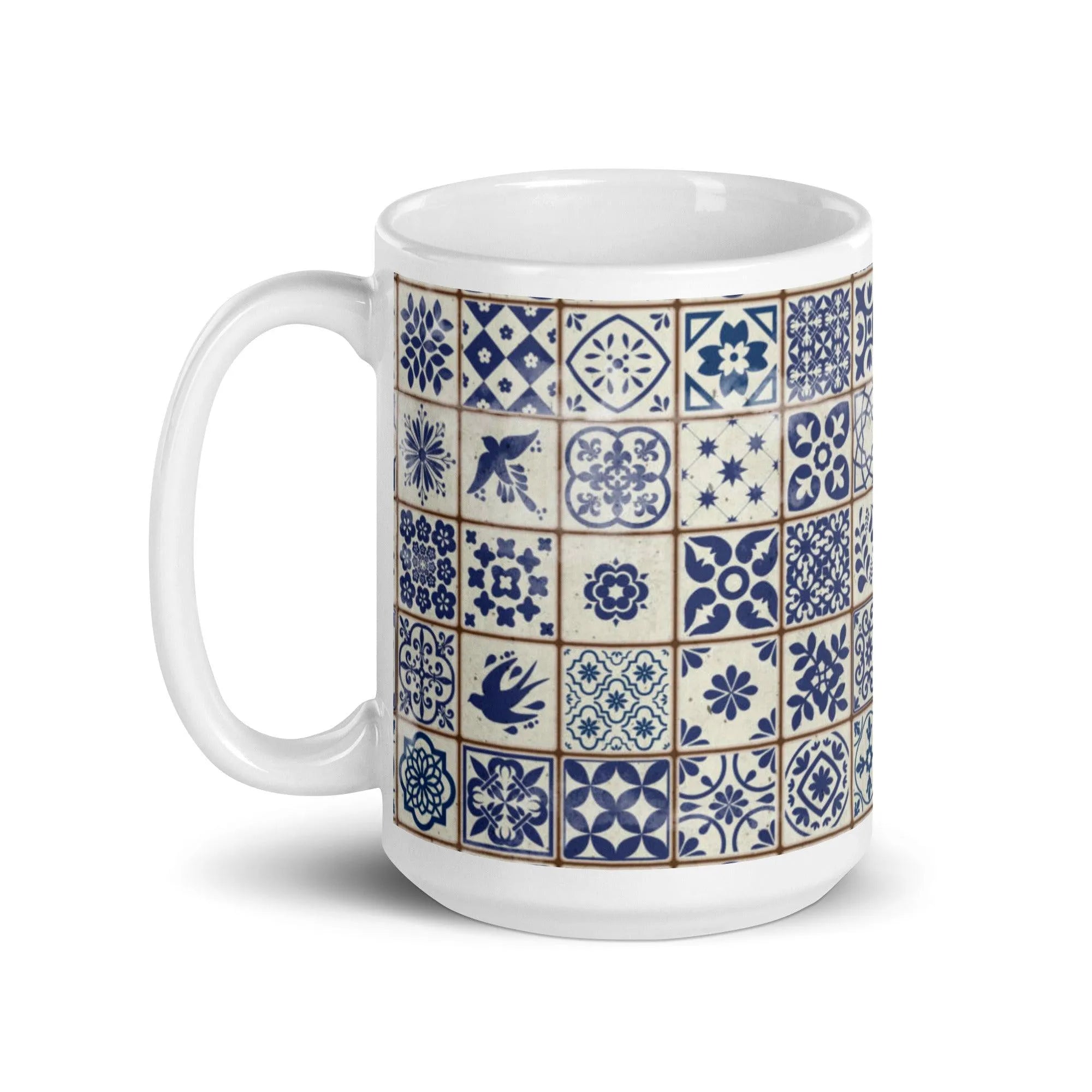 Portuguese Azulejo Tile Mug - The Global Wanderer