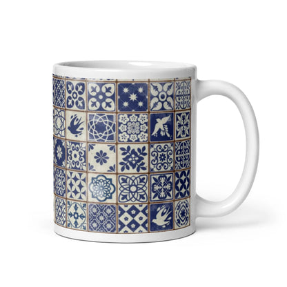 Portuguese Azulejo Tile Mug - The Global Wanderer