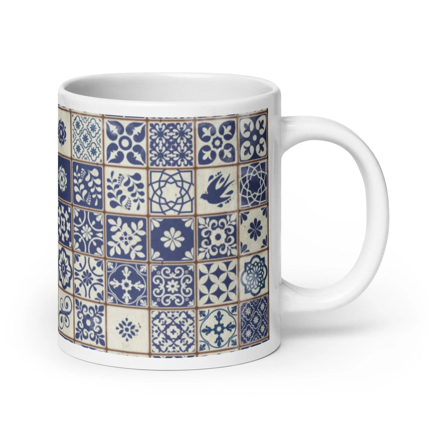 Portuguese Azulejo Tile Mug - The Global Wanderer