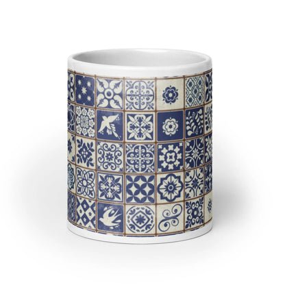 Portuguese Azulejo Tile Mug - The Global Wanderer