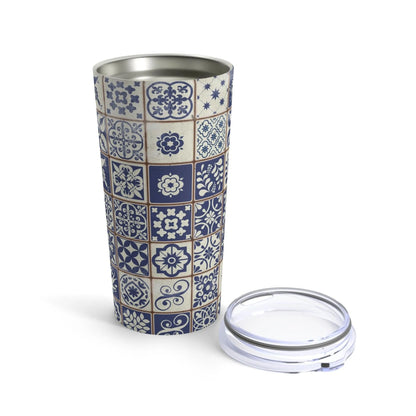 Portuguese Azulejo Tile Tumbler - The Global Wanderer