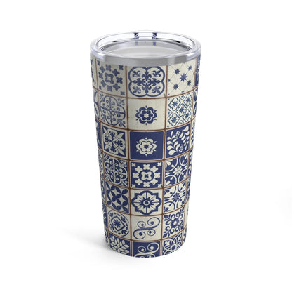 Portuguese Azulejo Tile Tumbler - The Global Wanderer