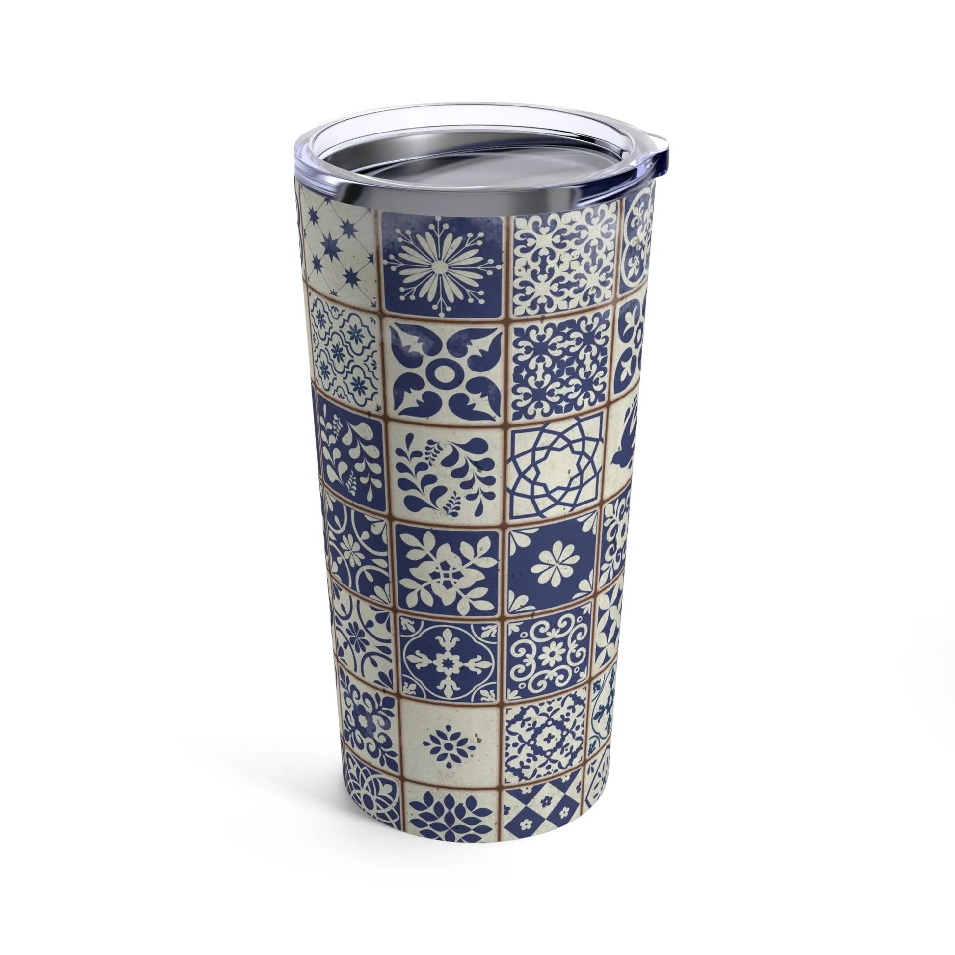 Portuguese Azulejo Tile Tumbler - The Global Wanderer