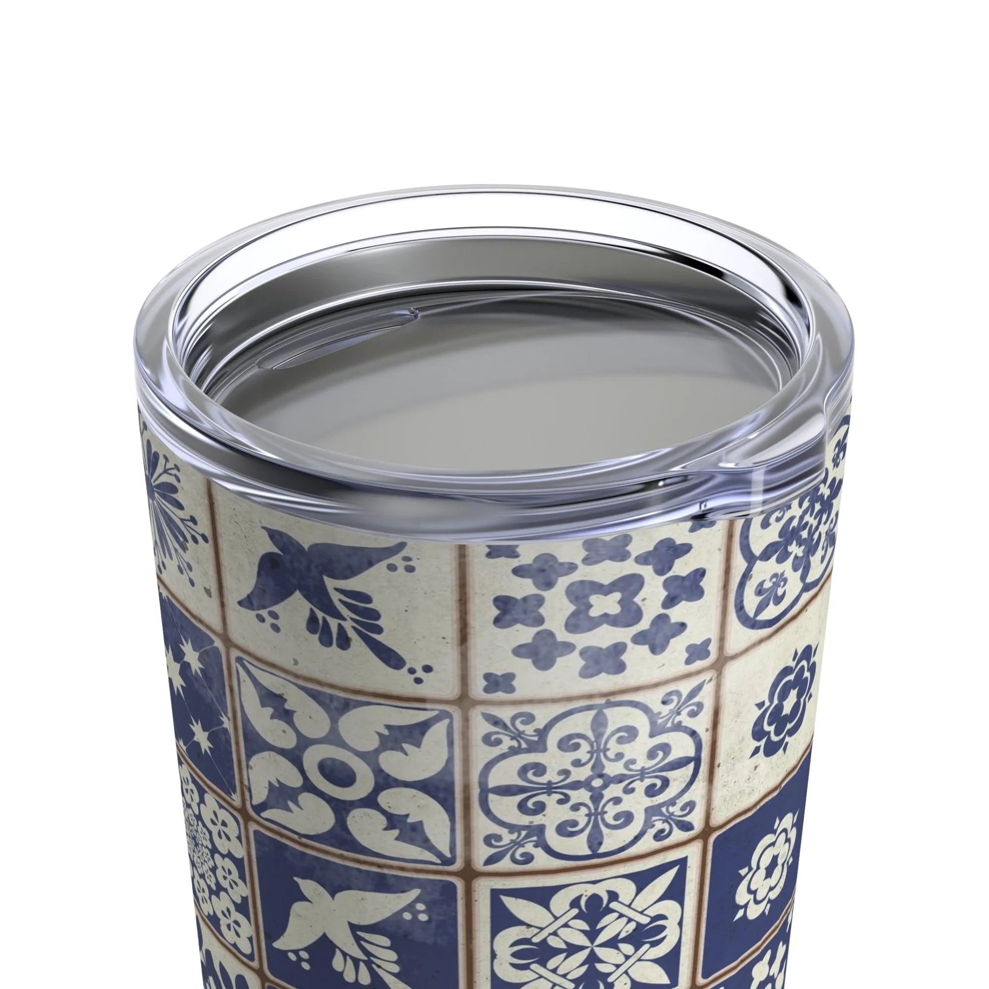 Portuguese Azulejo Tile Tumbler - The Global Wanderer