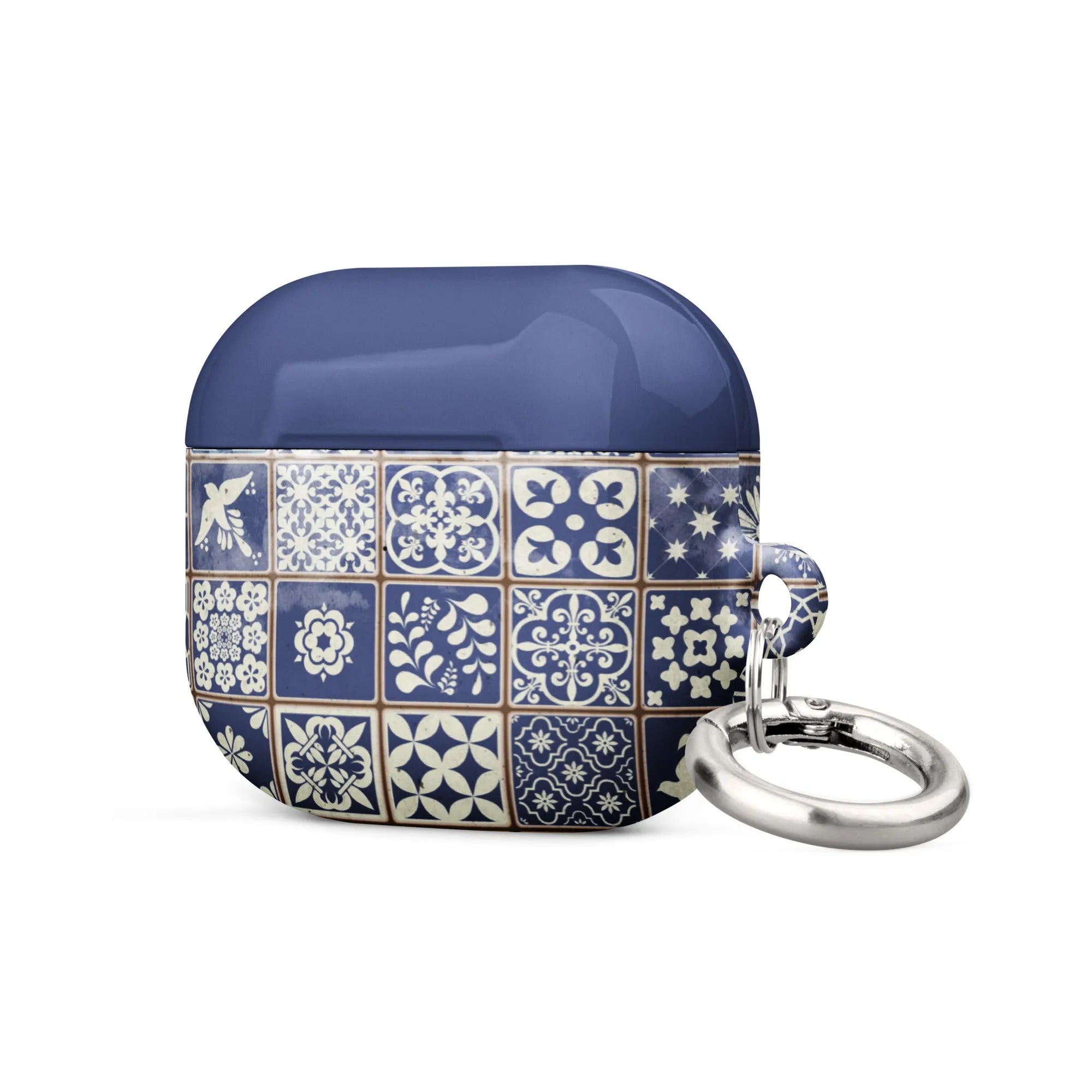 Portuguese Blue Azulejo Tile AirPod 3 Case - The Global Wanderer