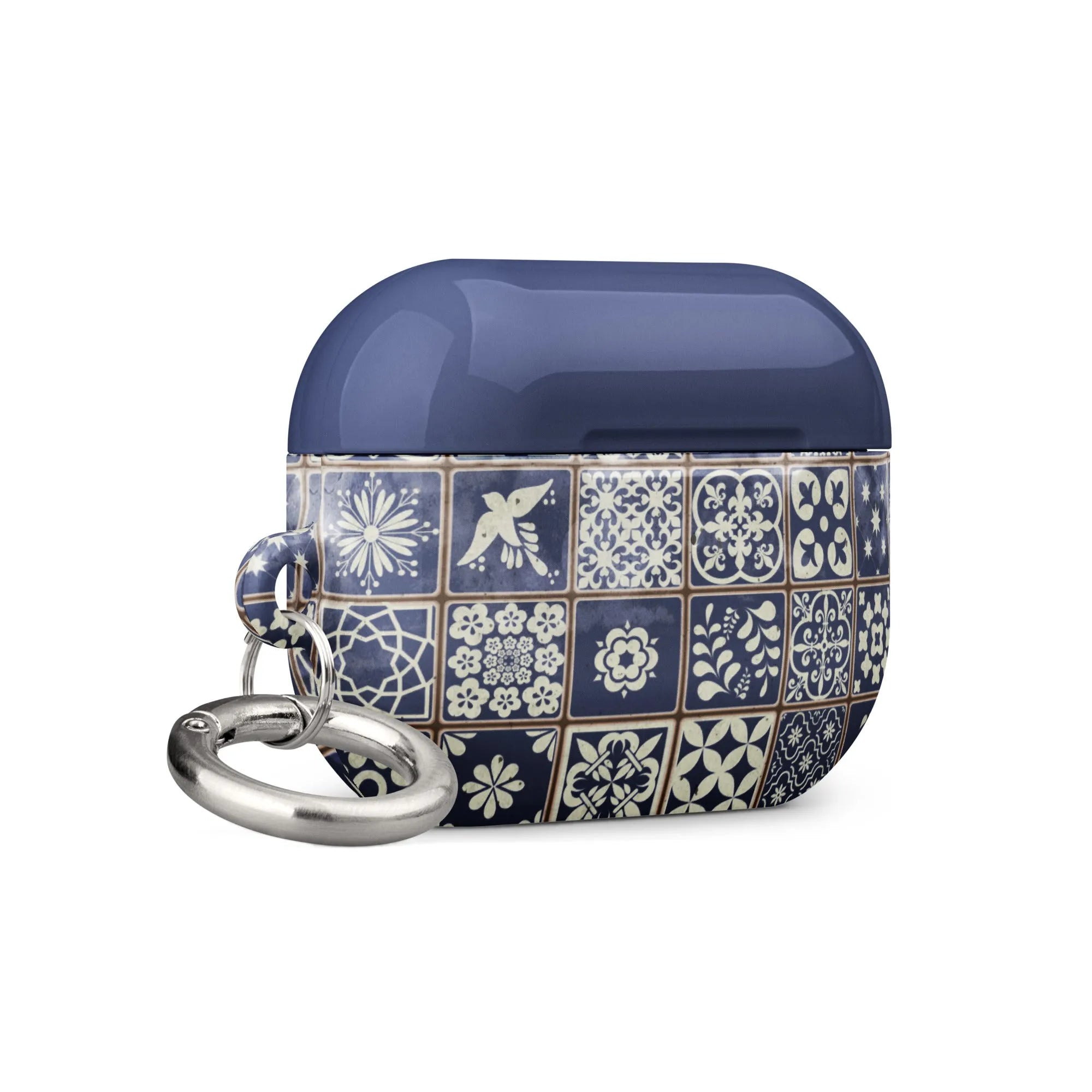 Portuguese Blue Azulejo Tile AirPod Pro 2 Case - The Global Wanderer