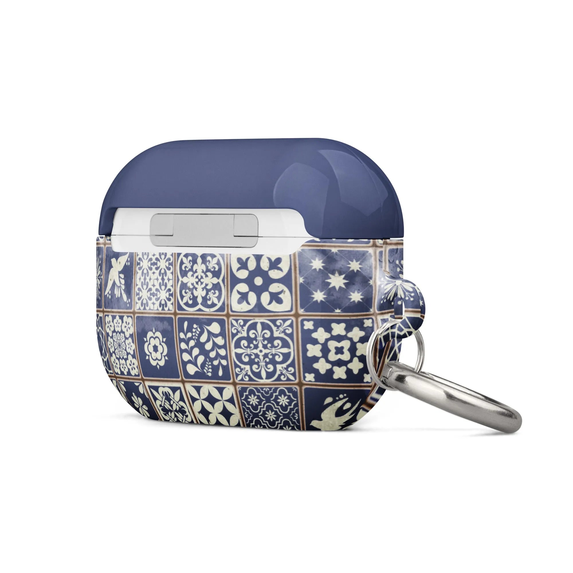 Portuguese Blue Azulejo Tile AirPod Pro 2 Case - The Global Wanderer