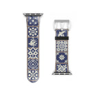Portuguese Blue Azulejo Tile Watch Band - The Global Wanderer