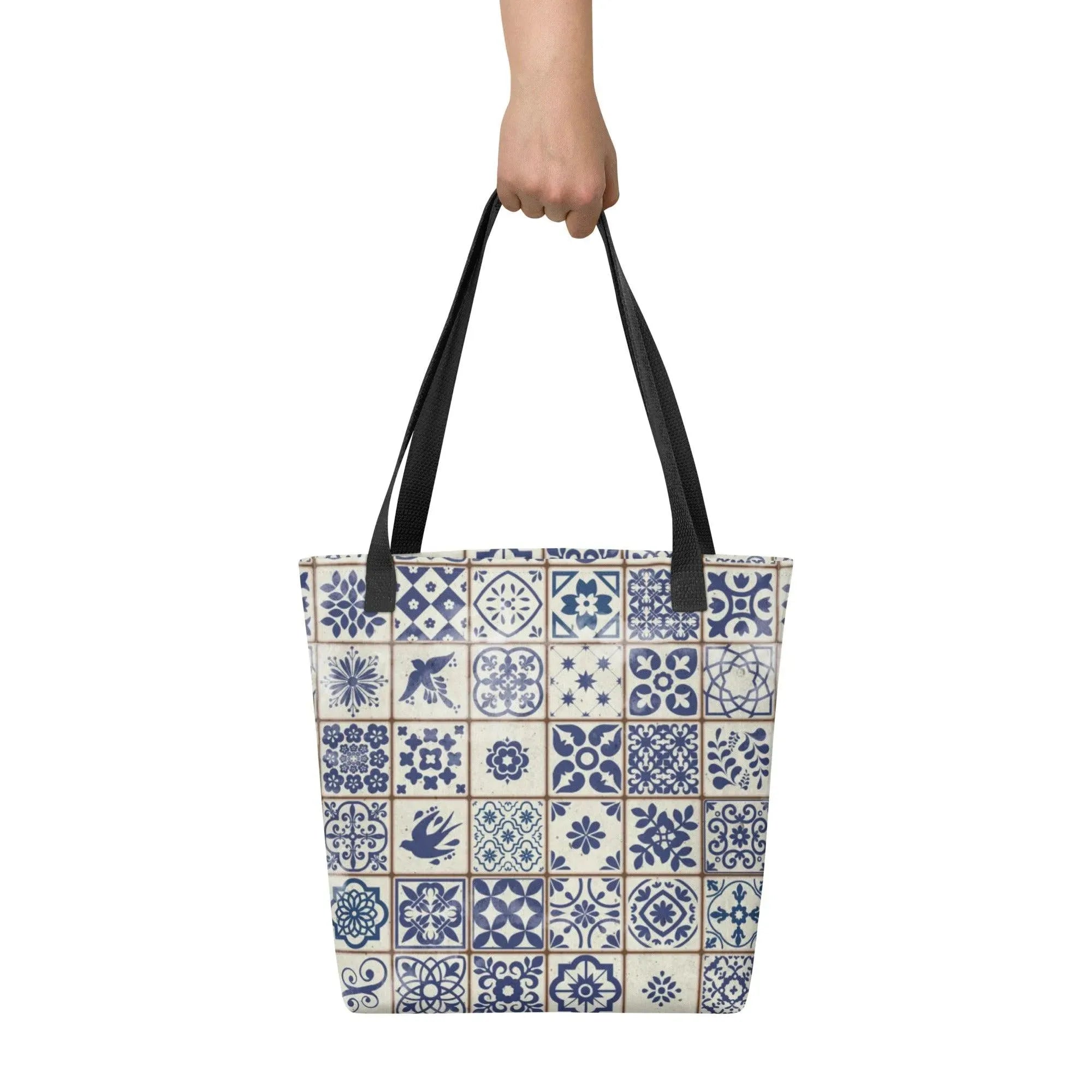 Portuguese Tile Tote Bag - The Global Wanderer