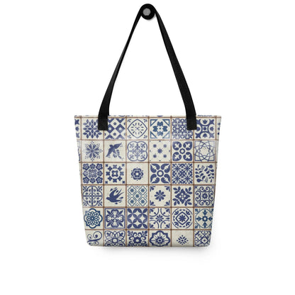 Portuguese Tile Tote Bag - The Global Wanderer