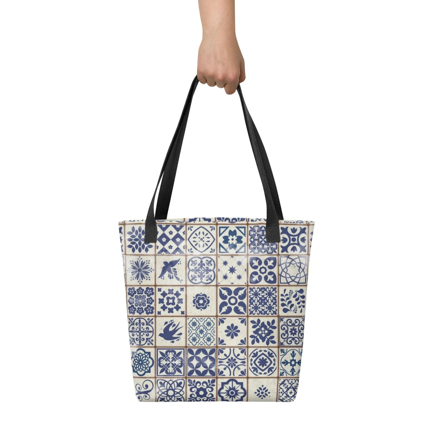 Portuguese Tile Tote Bag - The Global Wanderer