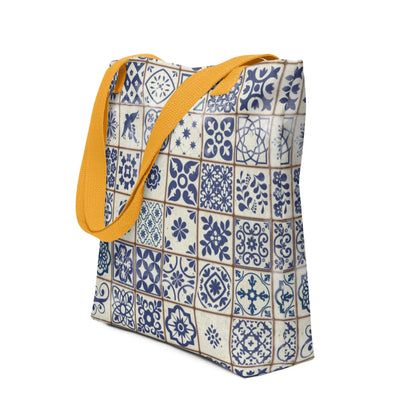 Portuguese Tile Tote Bag - The Global Wanderer