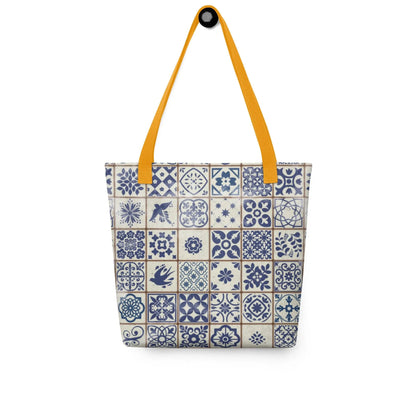 Portuguese Tile Tote Bag - The Global Wanderer