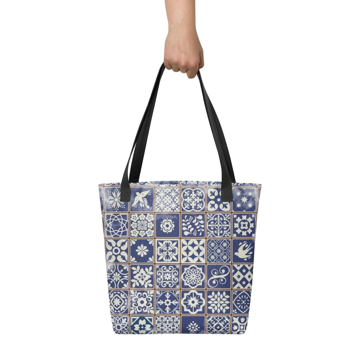 Portuguese Tile Tote Bag - The Global Wanderer