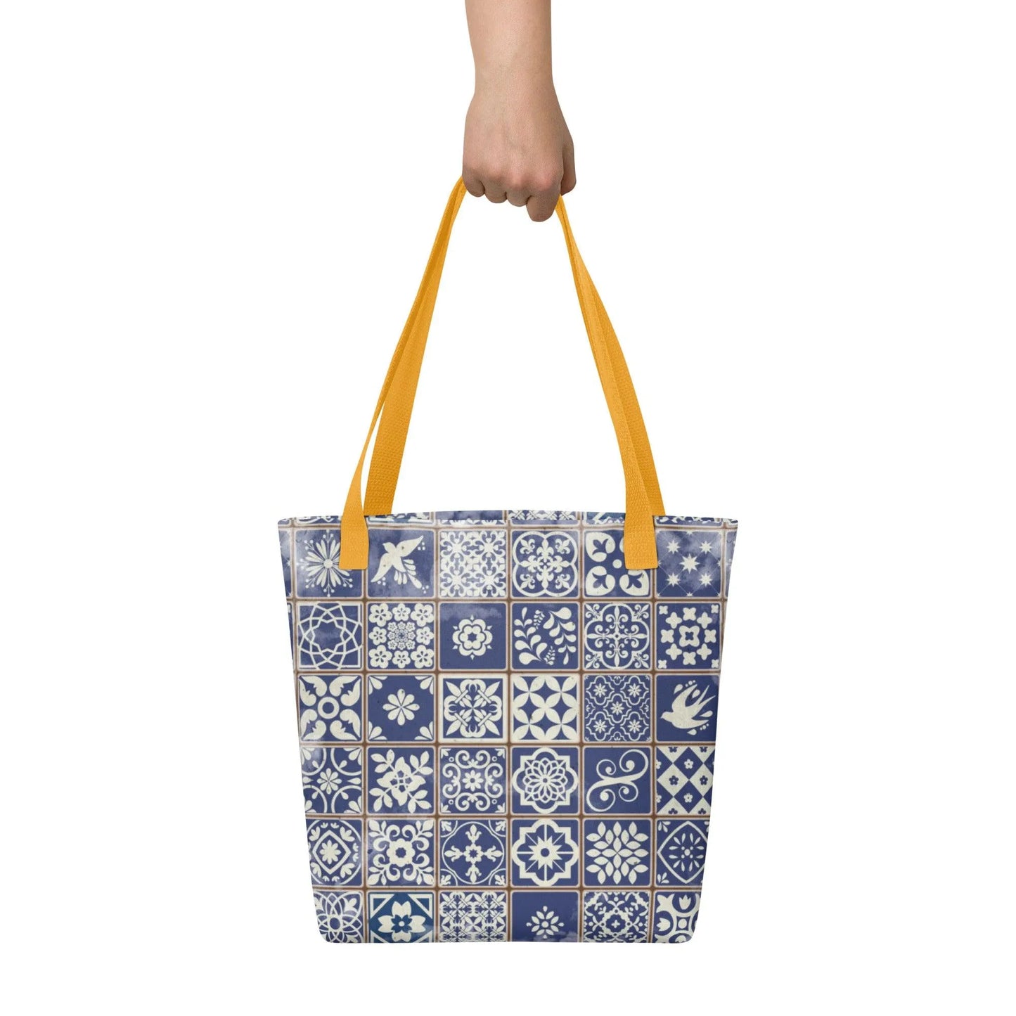 Portuguese Tile Tote Bag - The Global Wanderer