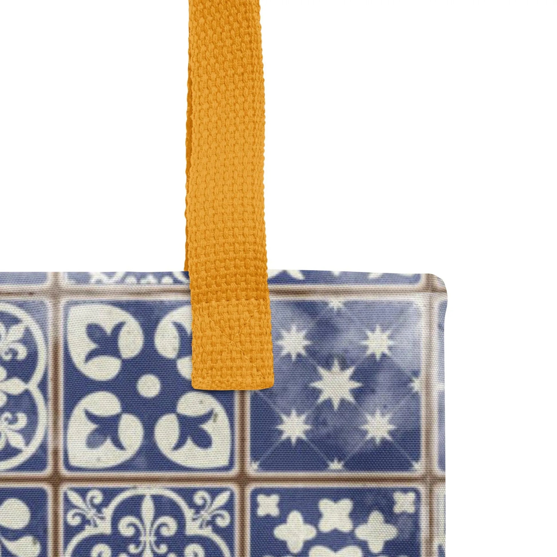 Portuguese Tile Tote Bag - The Global Wanderer