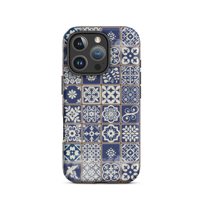 Portuguese Tile Tough iPhone case - The Global Wanderer