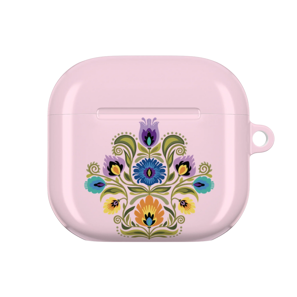Poznań Petal Wycinanki AirPods 4 Case - The Global Wanderer