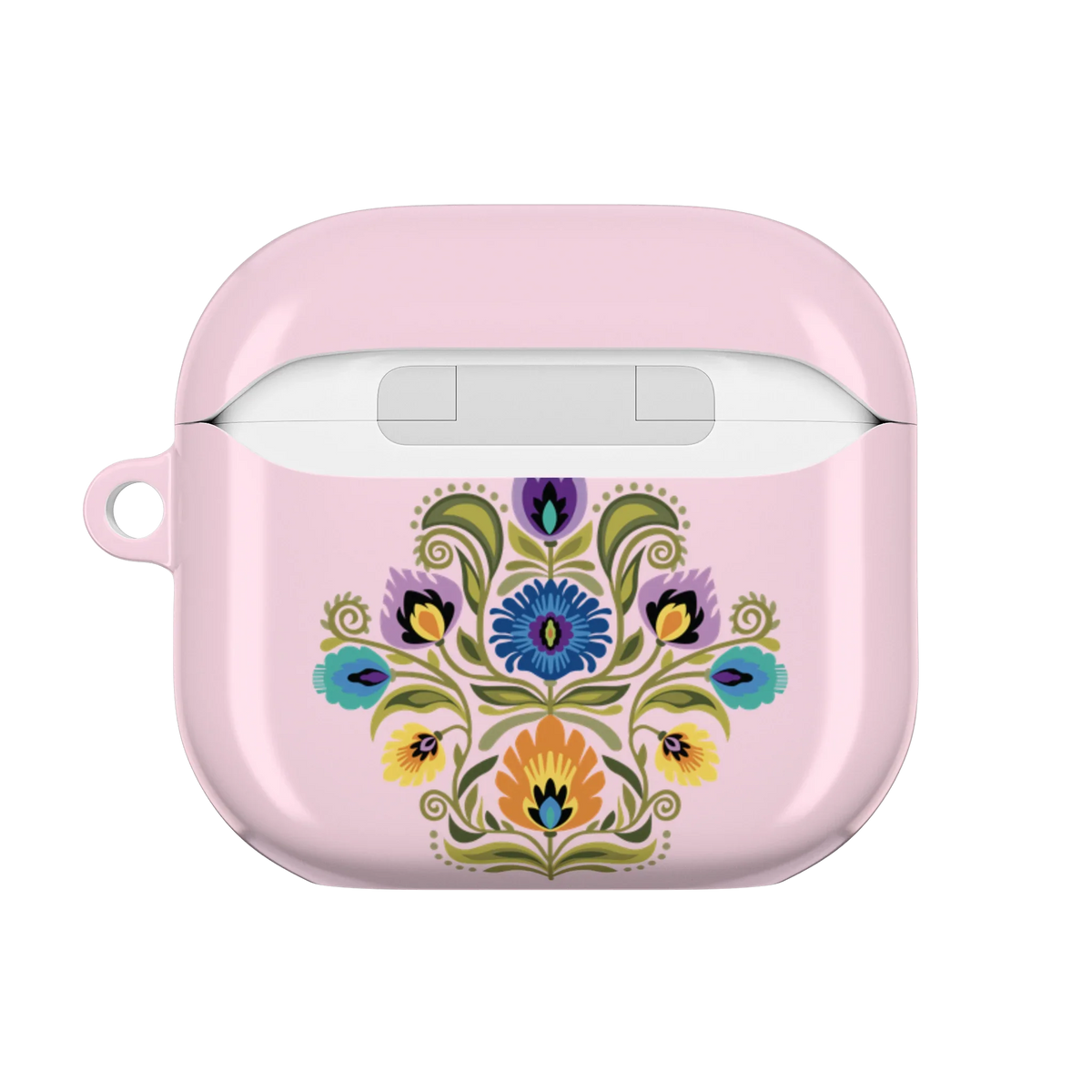 Poznań Petal Wycinanki AirPods 4 Case - The Global Wanderer