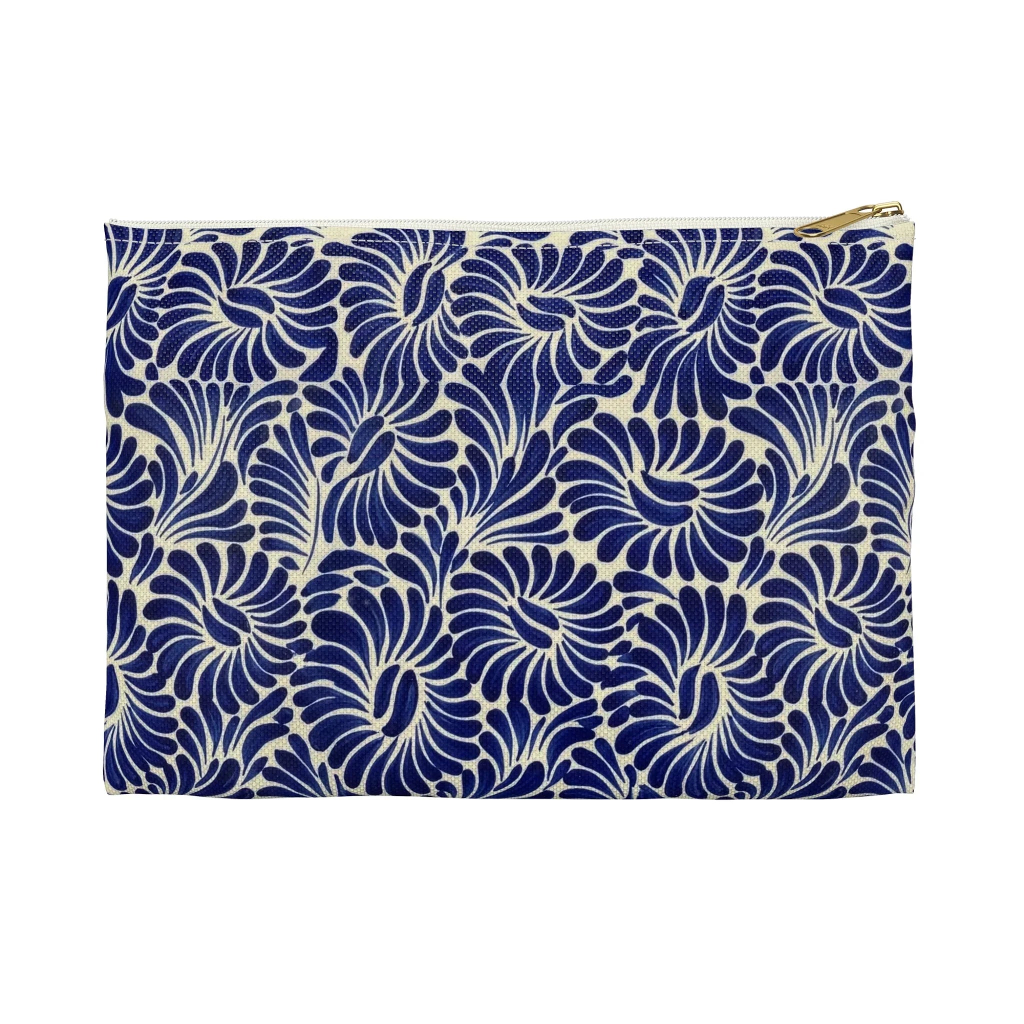 Puebla Talavera Tile Flat Pouch - The Global Wanderer