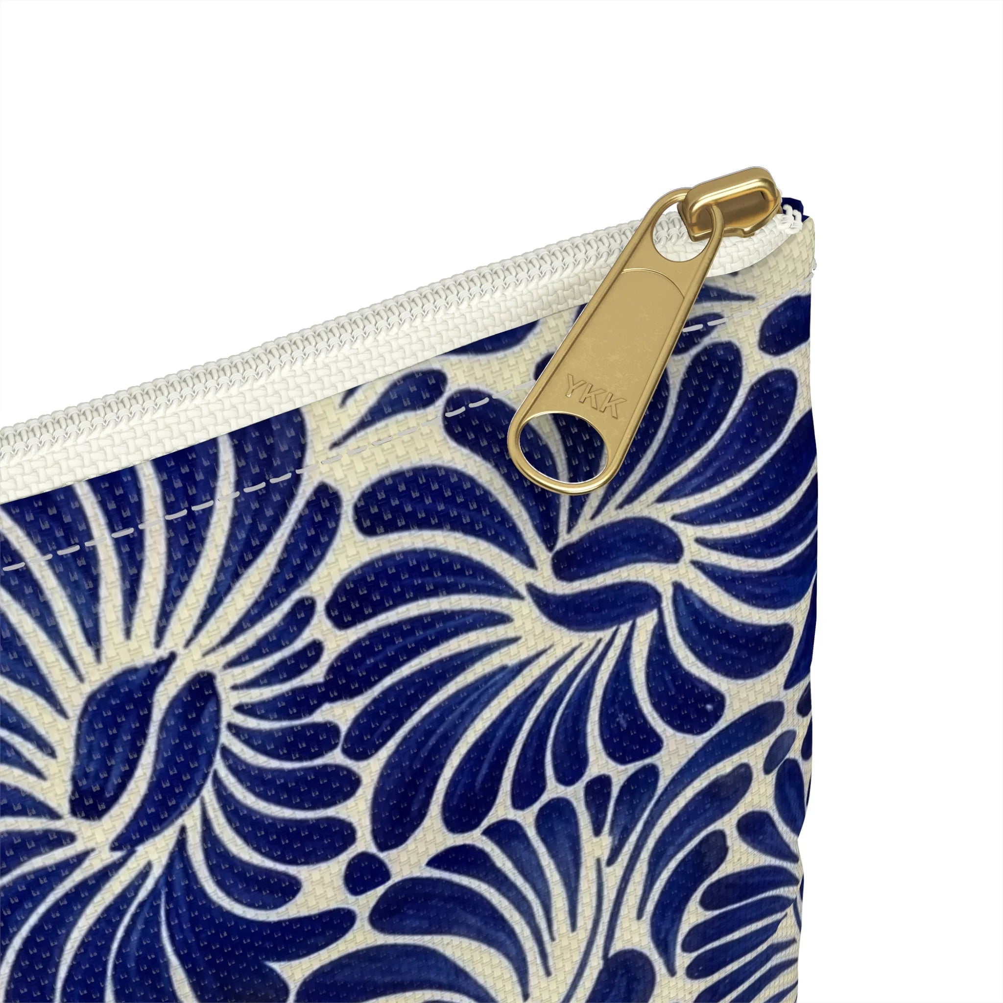 Puebla Talavera Tile Flat Pouch - The Global Wanderer