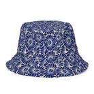Puebla Talavera Tile Reversible Bucket Hat - The Global Wanderer